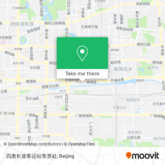 四惠长途客运站售票处 map