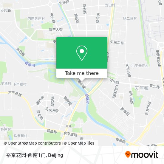 裕京花园-西南1门 map