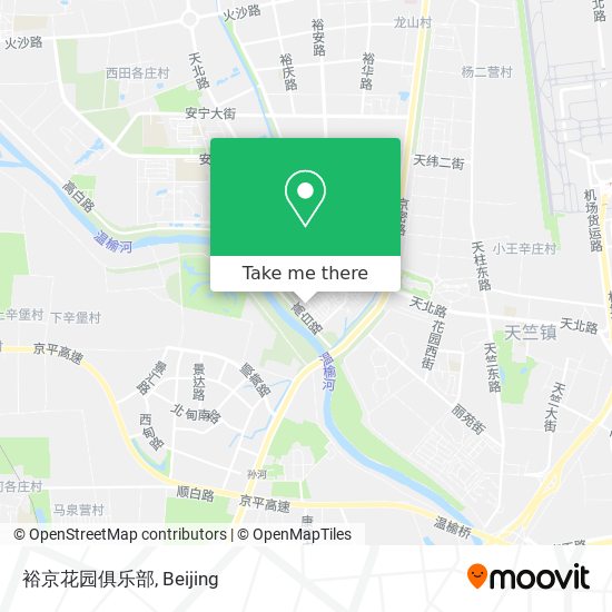 裕京花园俱乐部 map