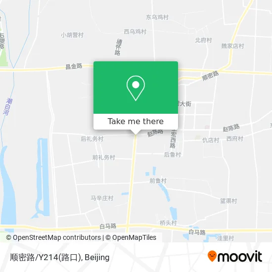 顺密路/Y214(路口) map