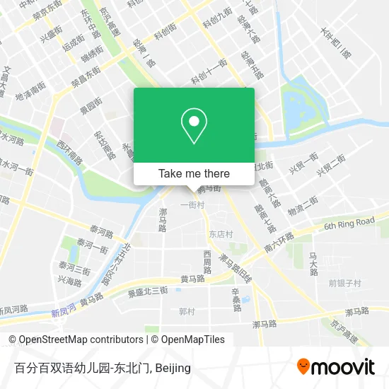 百分百双语幼儿园-东北门 map