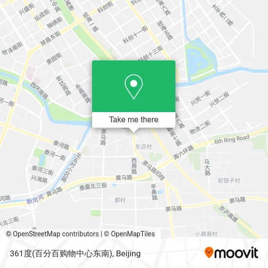 361度(百分百购物中心东南) map