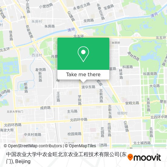 中国农业大学中农金旺北京农业工程技术有限公司(东门) map