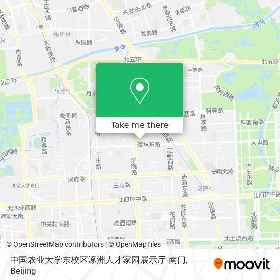 中国农业大学东校区涿洲人才家园展示厅-南门 map