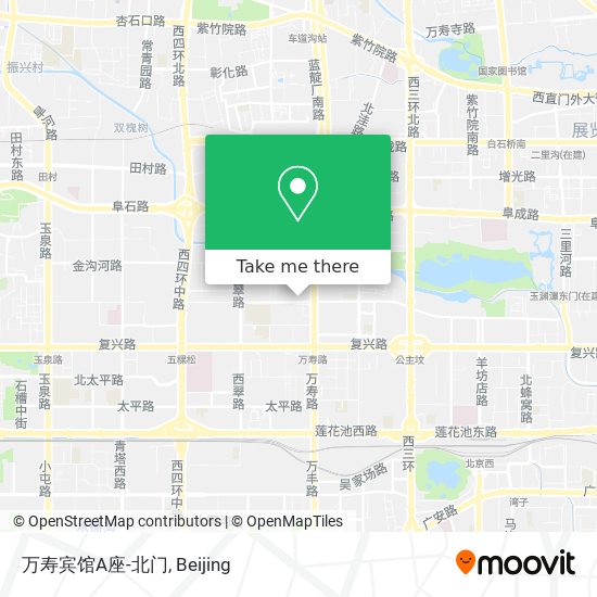 万寿宾馆A座-北门 map