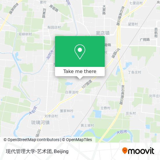 现代管理大学-艺术团 map