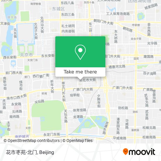 花市枣苑-北门 map