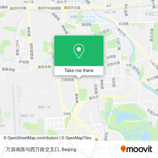 万源南路与西万路交叉口 map