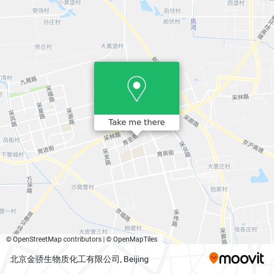 北京金骄生物质化工有限公司 map