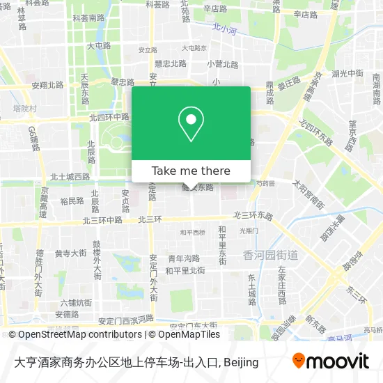 大亨酒家商务办公区地上停车场-出入口 map