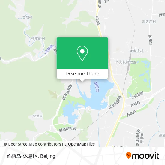 雁栖岛-休息区 map