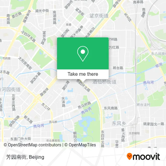 芳园南街 map