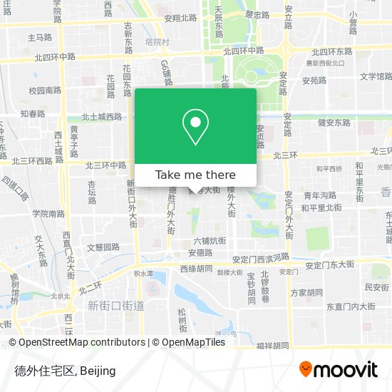 德外住宅区 map
