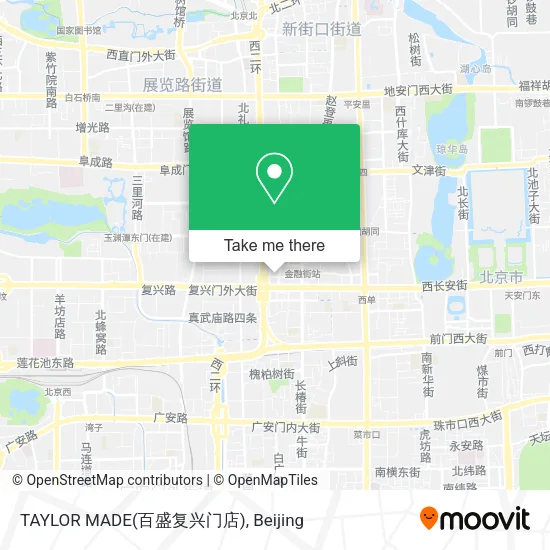 TAYLOR MADE(百盛复兴门店) map