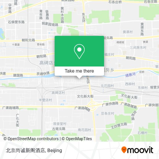 北京尚诚新阁酒店 map