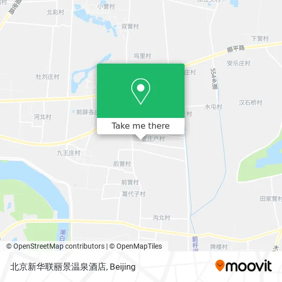 北京新华联丽景温泉酒店 map