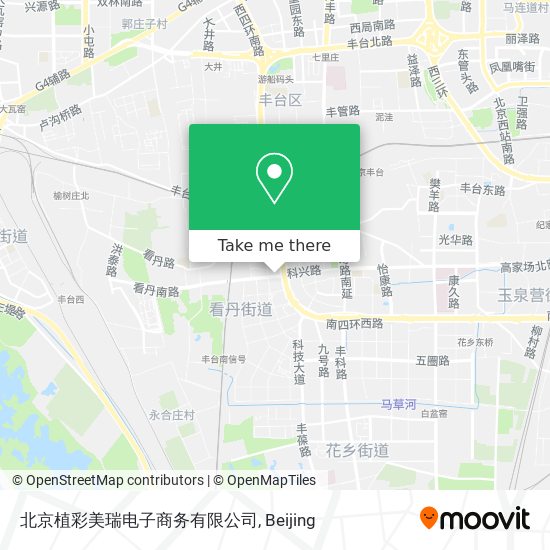 北京植彩美瑞电子商务有限公司 map