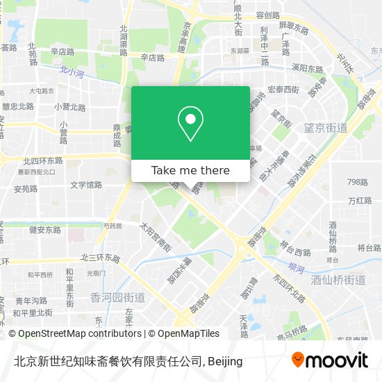 北京新世纪知味斋餐饮有限责任公司 map