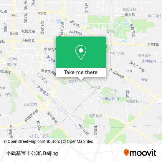 小武基宝丰公寓 map