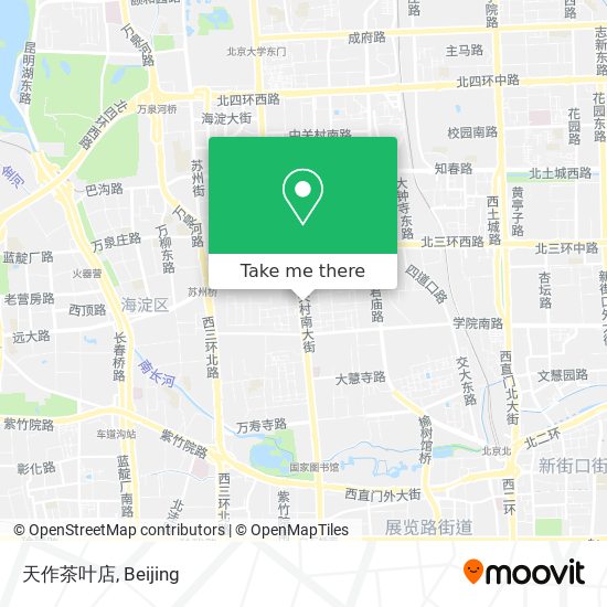 天作茶叶店 map