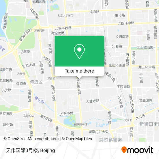 天作国际3号楼 map