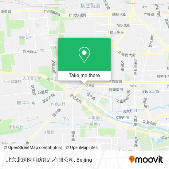 北京北医医用纺织品有限公司 map