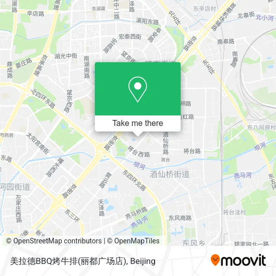 美拉德BBQ烤牛排(丽都广场店) map
