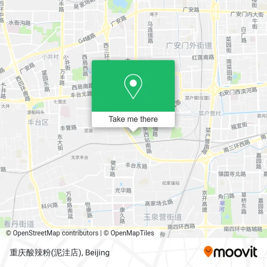 重庆酸辣粉(泥洼店) map