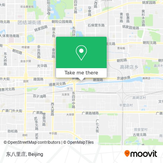 东八里庄 map