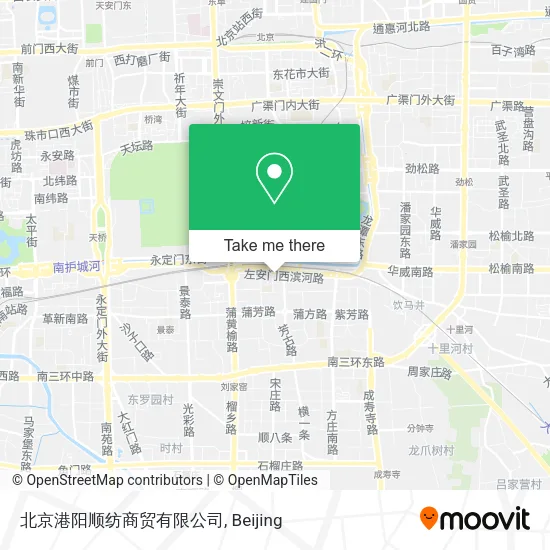 北京港阳顺纺商贸有限公司 map