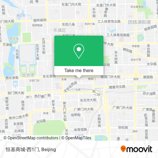 恒基商城-西1门 map
