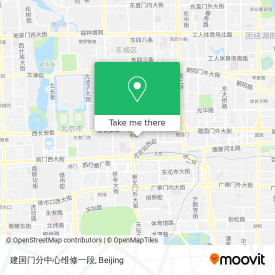 建国门分中心维修一段 map