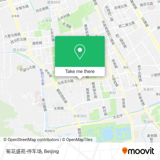 菊花盛苑-停车场 map