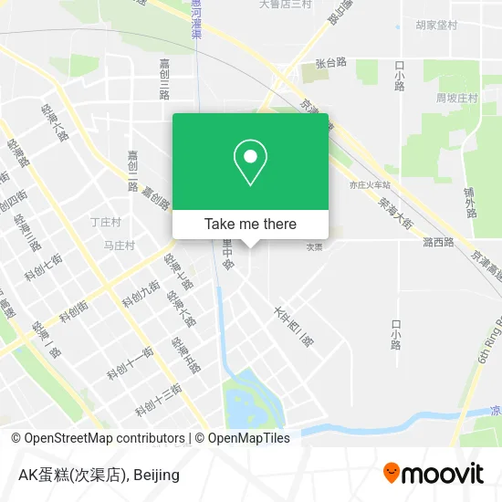 AK蛋糕(次渠店) map