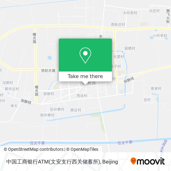 中国工商银行ATM(文安支行西关储蓄所) map
