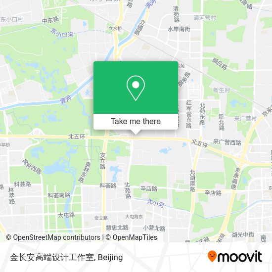 金长安高端设计工作室 map