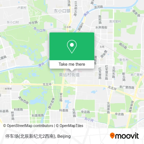 停车场(北辰新纪元2西南) map