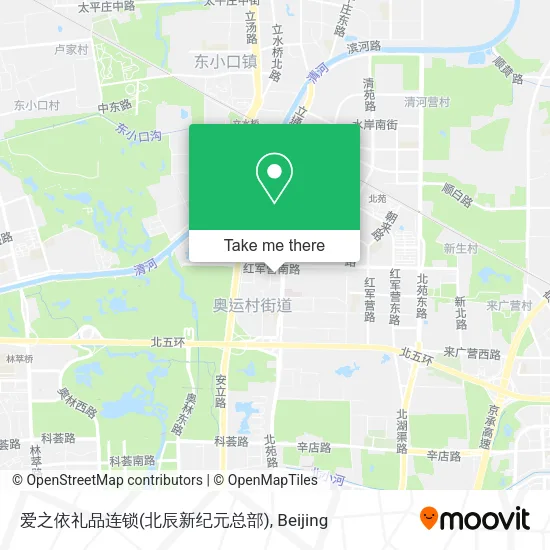 爱之依礼品连锁(北辰新纪元总部) map