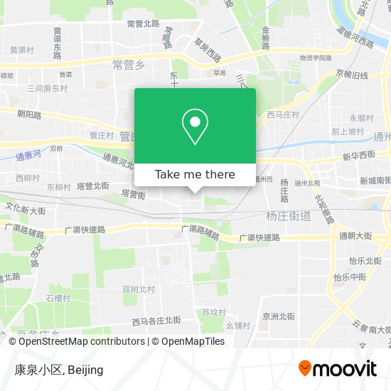 康泉小区 map