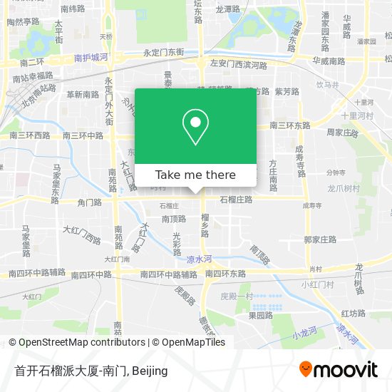 首开石榴派大厦-南门 map