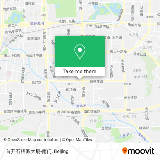 首开石榴派大厦-南门 map