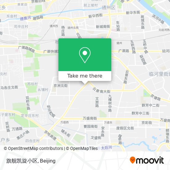 旗舰凯旋小区 map