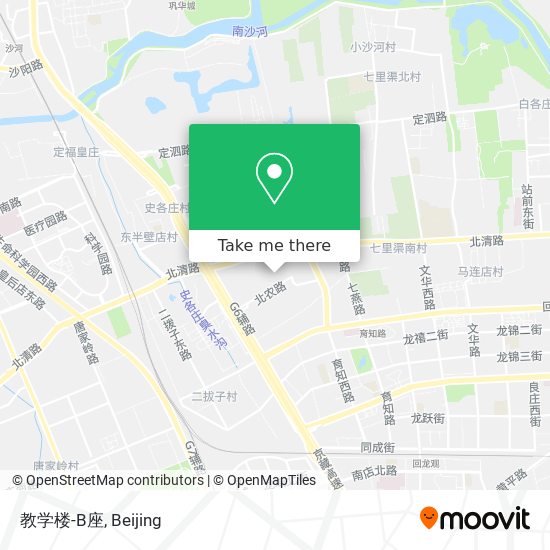 教学楼-B座 map