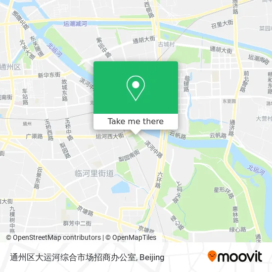通州区大运河综合市场招商办公室 map