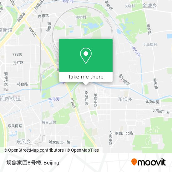 坝鑫家园8号楼 map