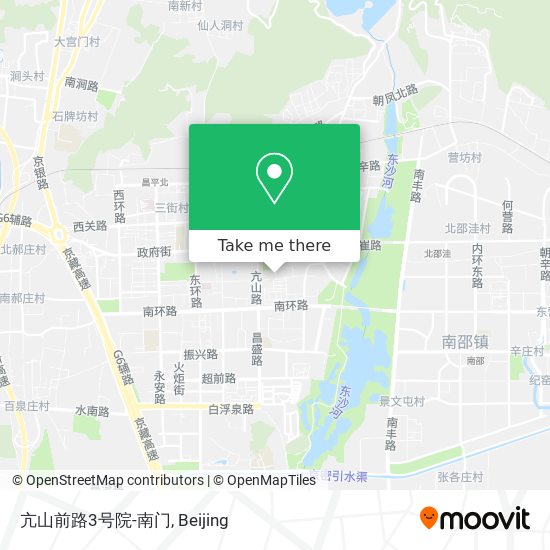 亢山前路3号院-南门 map