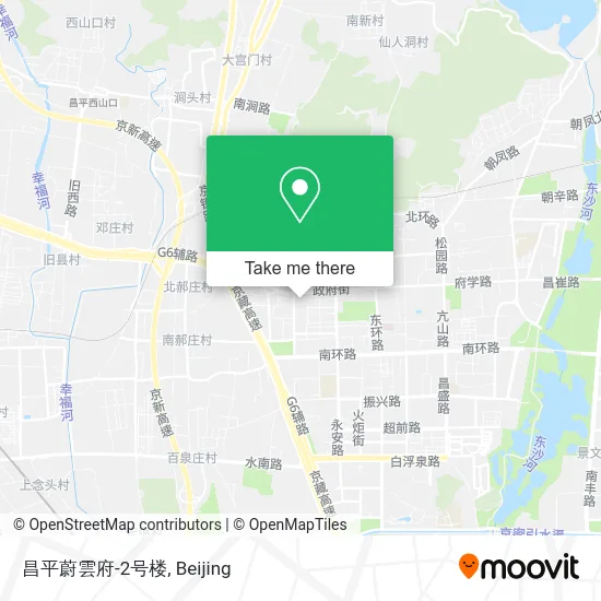 昌平蔚雲府-2号楼 map