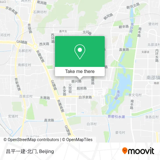昌平一建-北门 map