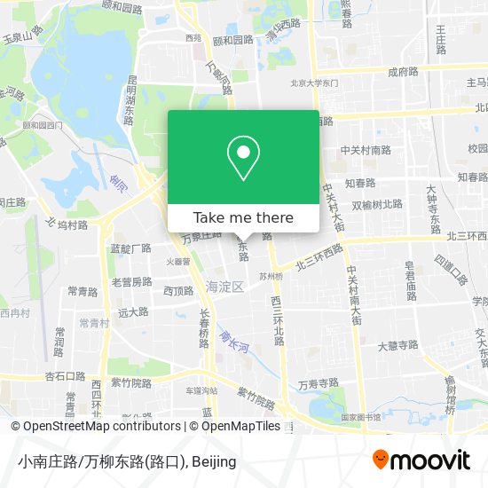 小南庄路/万柳东路(路口) map