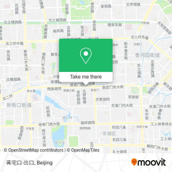 蒋宅口-出口 map
